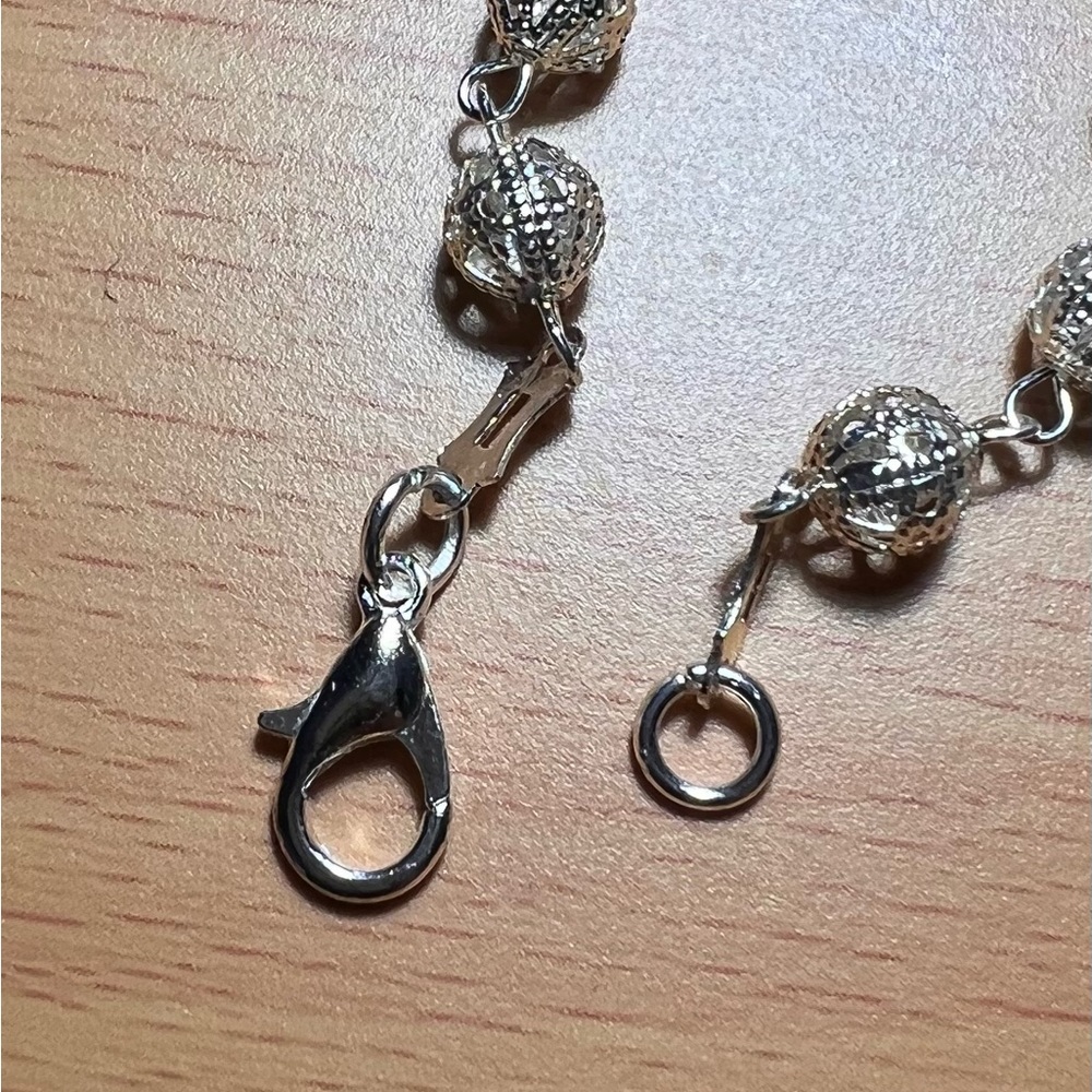 NWOT Elegant Silver Bracelet Handmade in Spain/Artisan, Lightweight Design - Picture 10 of 12